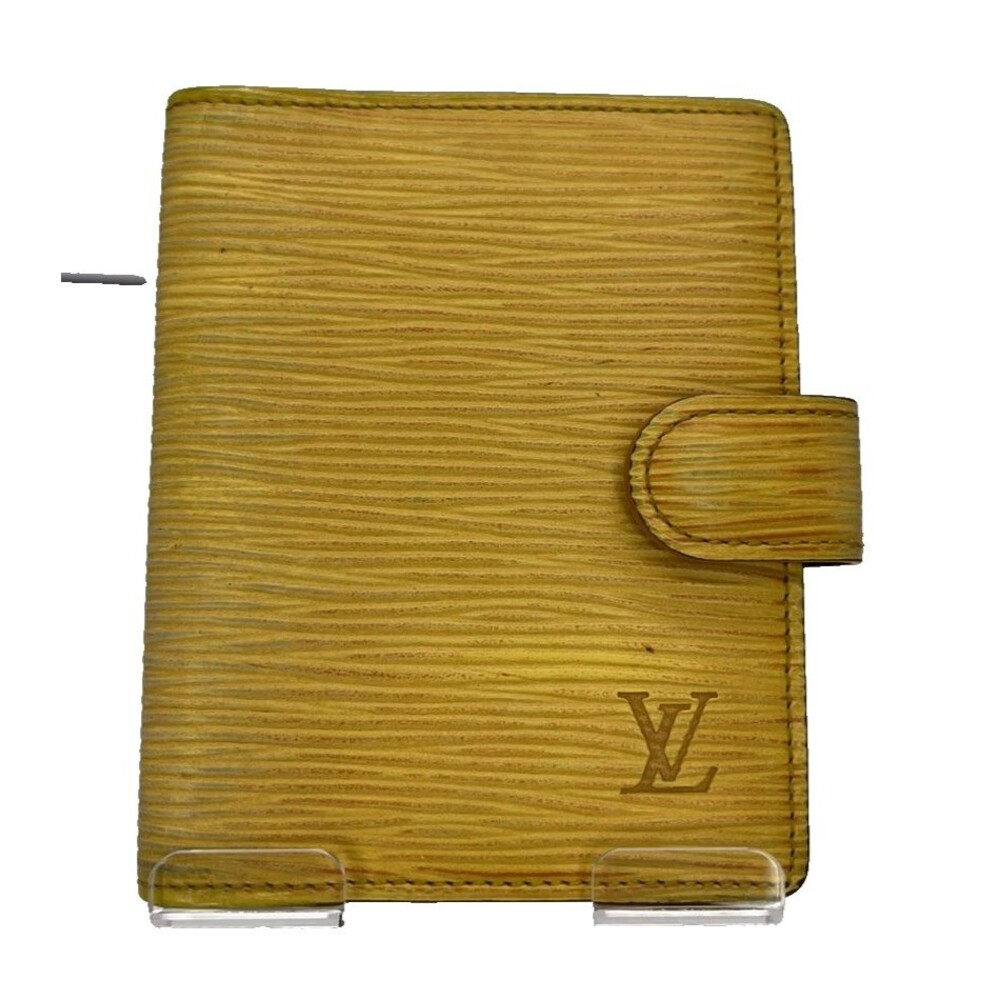 Louis Vuitton Epi Mini Agenda Notebook Cover Yellow